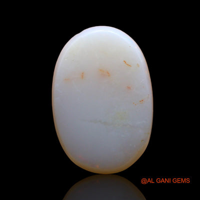 Natural Untreated Fire Opal Loose Gemstone Oval Cabochon From Australia 2.00 Cts 15x10x2 mm AD-305
