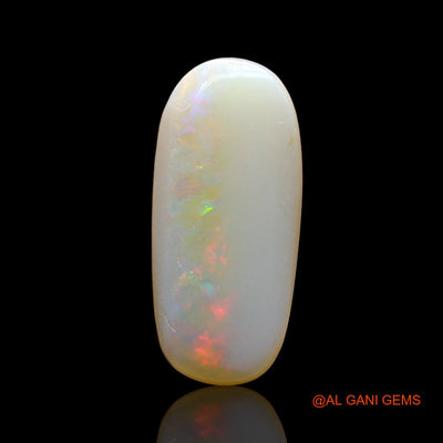 Natural Fire Opal Gemstone 3.00 Cts Loose Oval Cabochon From Australia 16x7x3 mm AD-306