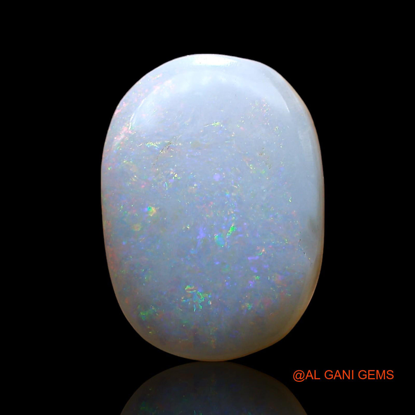 4.00 Cts Natural Australian Fire Opal Oval Cabochon Loose Gemstone For Jewelry 14x10x4 mm AD-307