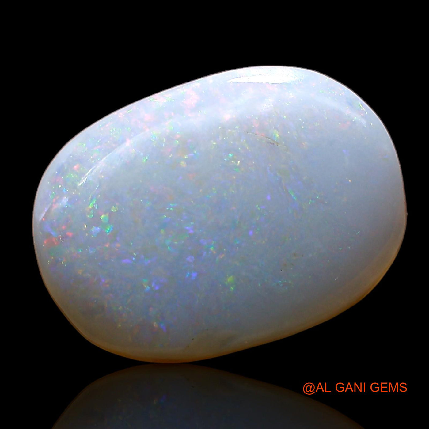 4.00 Cts Natural Australian Fire Opal Oval Cabochon Loose Gemstone For Jewelry 14x10x4 mm AD-307