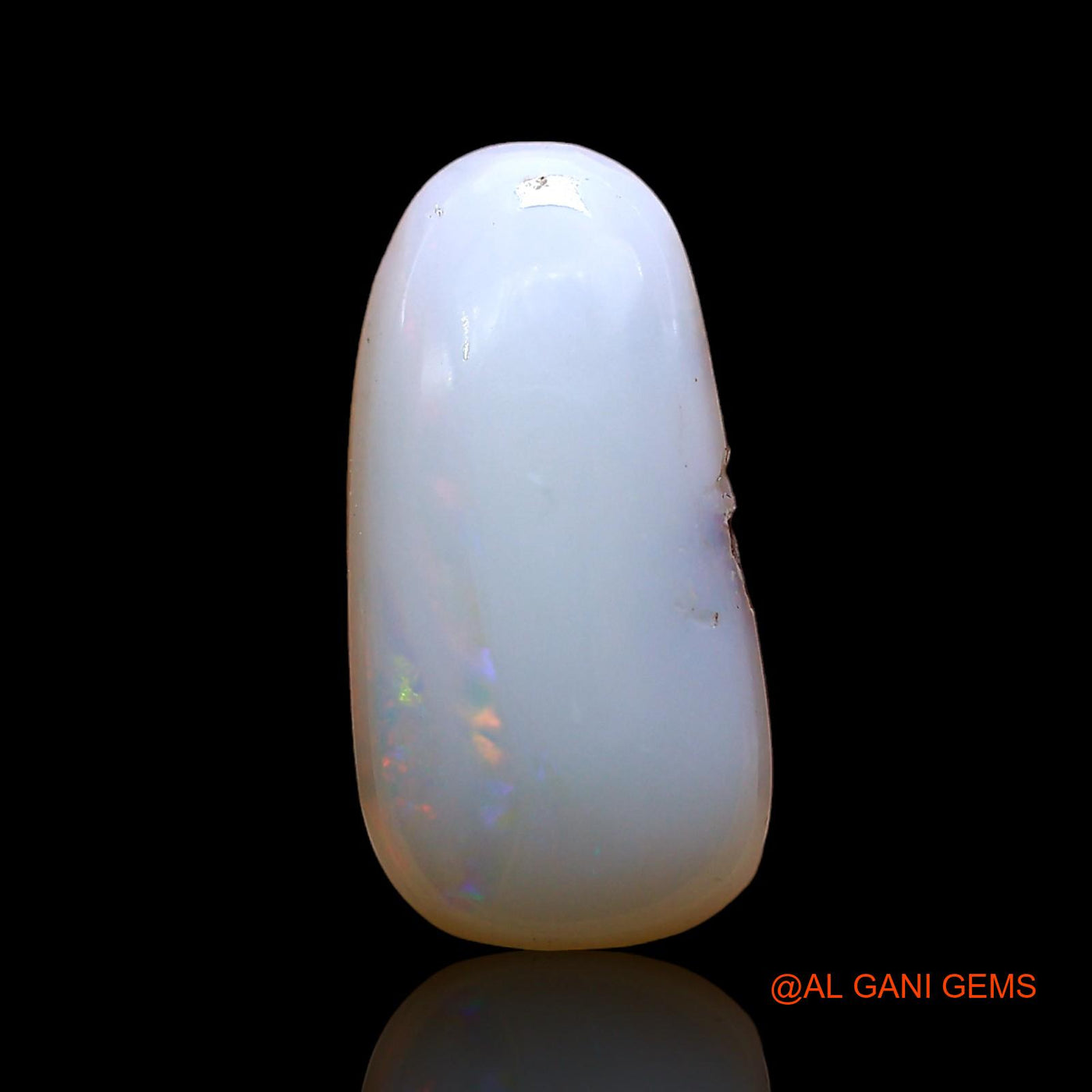 3.00 Cts Natural Australian Fire Opal Fancy Cabochon Loose Gemstone For Jewelry 15x8x4 mm AD-308