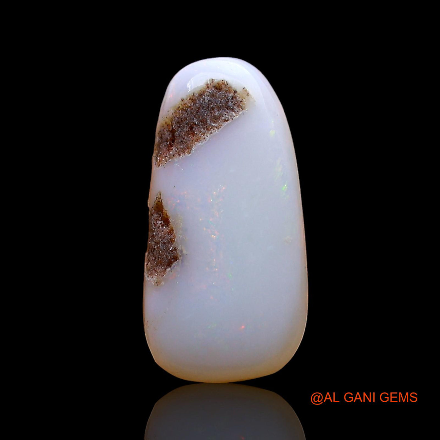 3.00 Cts Natural Australian Fire Opal Fancy Cabochon Loose Gemstone For Jewelry 15x8x4 mm AD-308