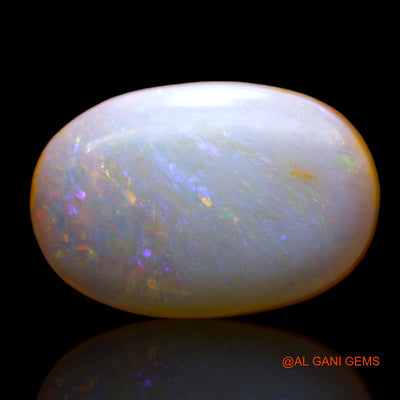 Natural Untreated Fire Opal Loose Gemstone Oval Cabochon From Australia 4.00 Cts 16x10x3 mm AD-30