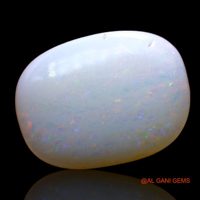 3.00 Cts Unheated Australian Fire Opal Loose Gemstone Oval Cabochon Natural 13x10x3 mm AD-310