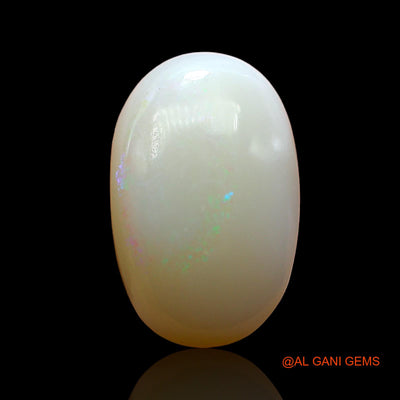 3.00 Cts Natural Australian Fire Opal Loose Gemstone Oval Cabochon 15x9x4 mm AD-311