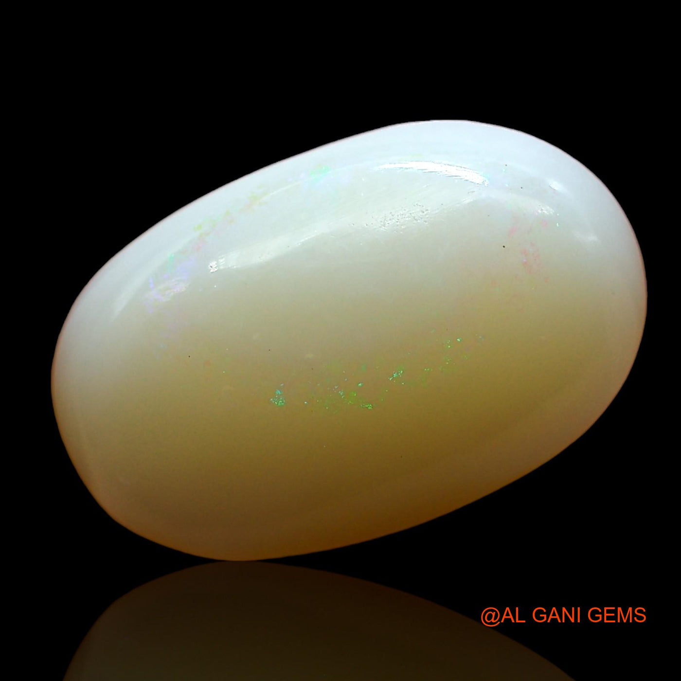 3.00 Cts Natural Australian Fire Opal Loose Gemstone Oval Cabochon 15x9x4 mm AD-311