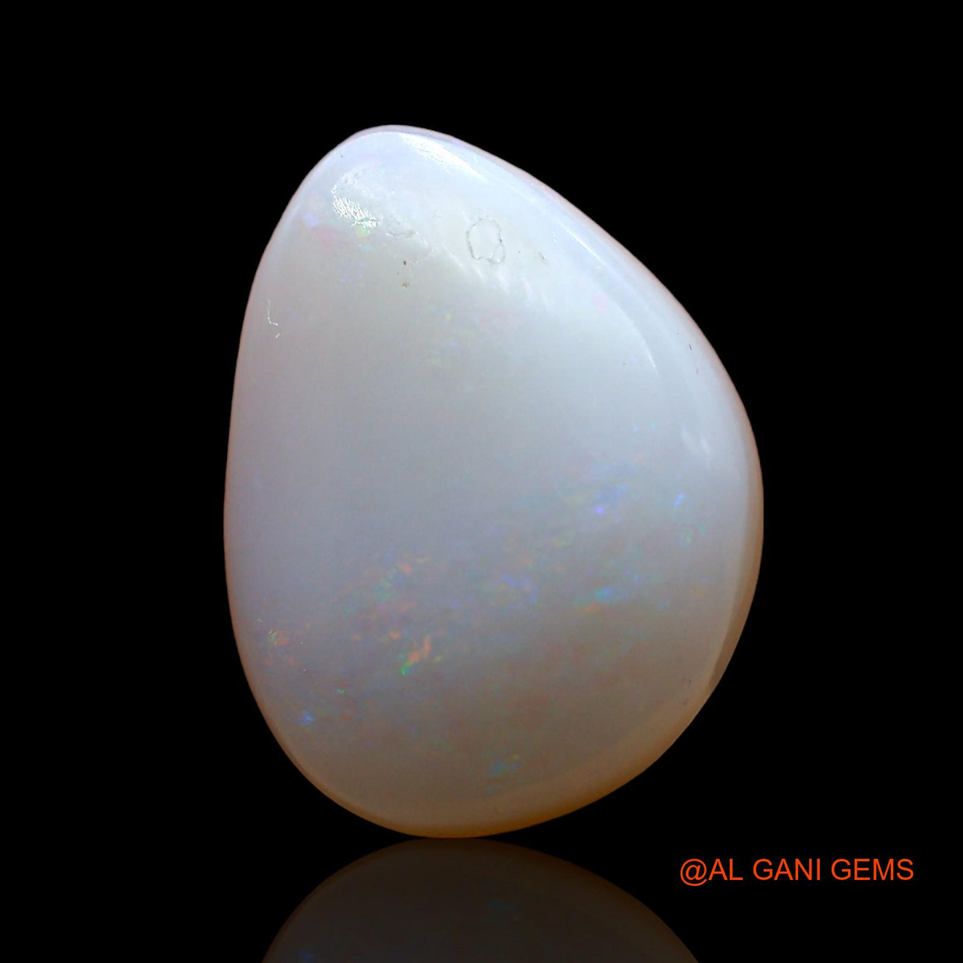 4.00 Cts Natural Australian Fire Opal Fancy Cabochon Loose Gemstone For Jewelry 14x10x4 mm AD-312