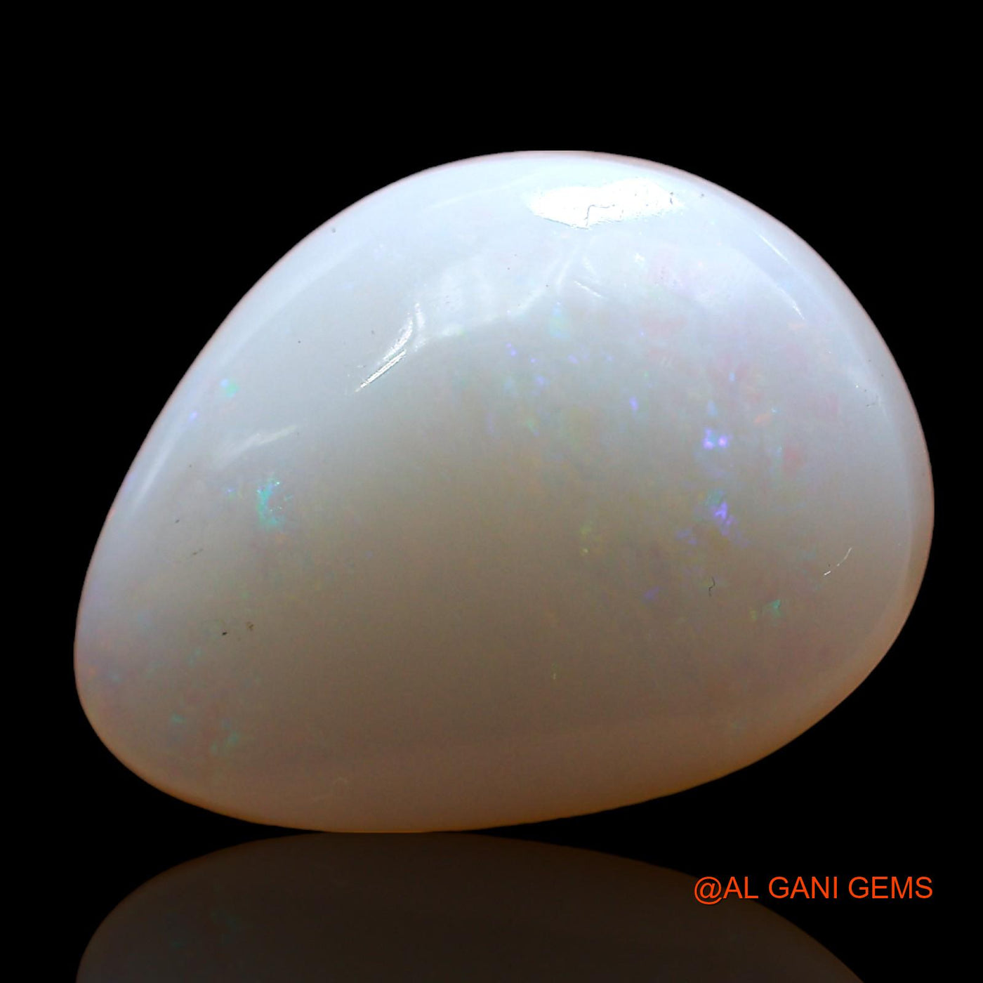 4.00 Cts Natural Australian Fire Opal Fancy Cabochon Loose Gemstone For Jewelry 14x10x4 mm AD-312