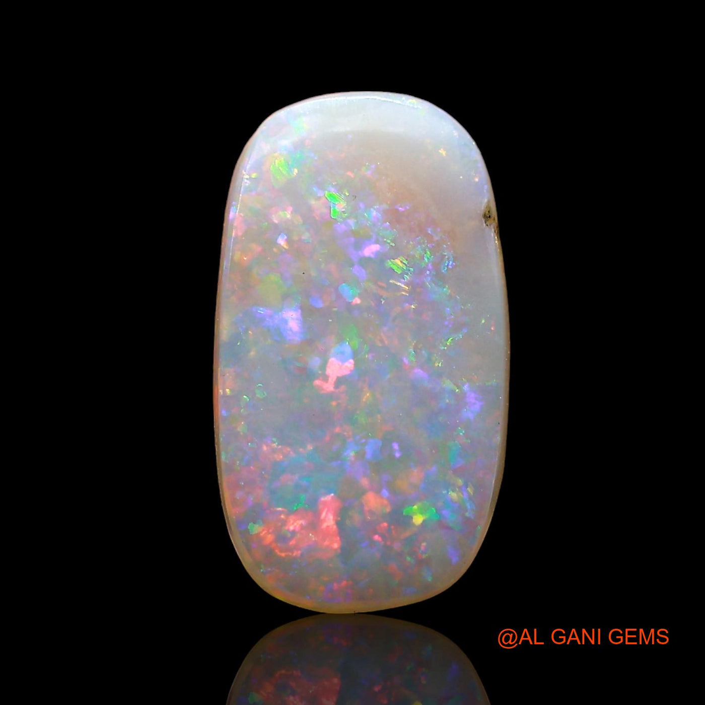 2.00 Cts Natural Australian Fire Opal Loose Gemstone Oval Cabochon 14x8x3 mm AD-315