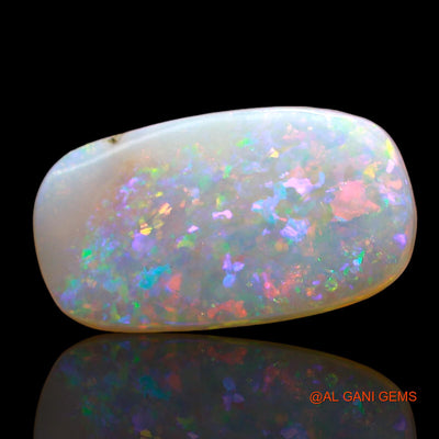2.00 Cts Natural Australian Fire Opal Loose Gemstone Oval Cabochon 14x8x3 mm AD-315