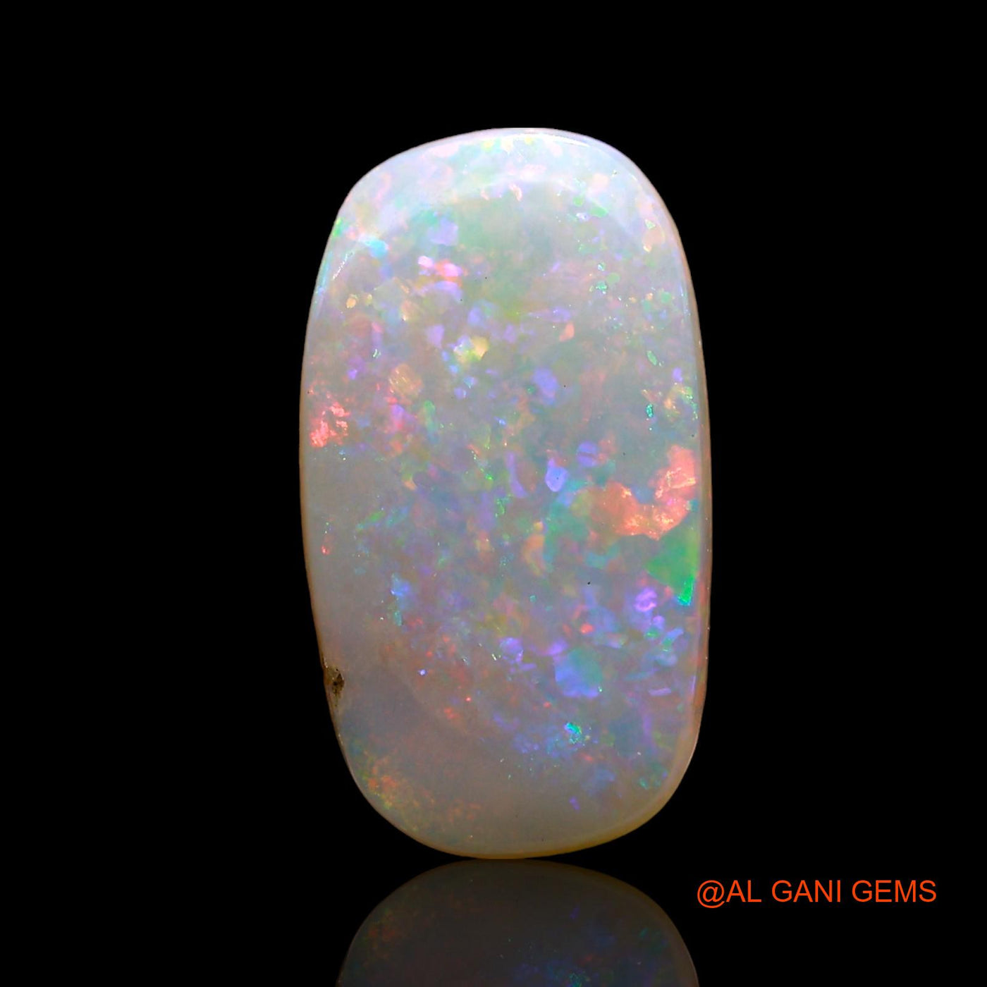 2.00 Cts Natural Australian Fire Opal Loose Gemstone Oval Cabochon 14x8x3 mm AD-315