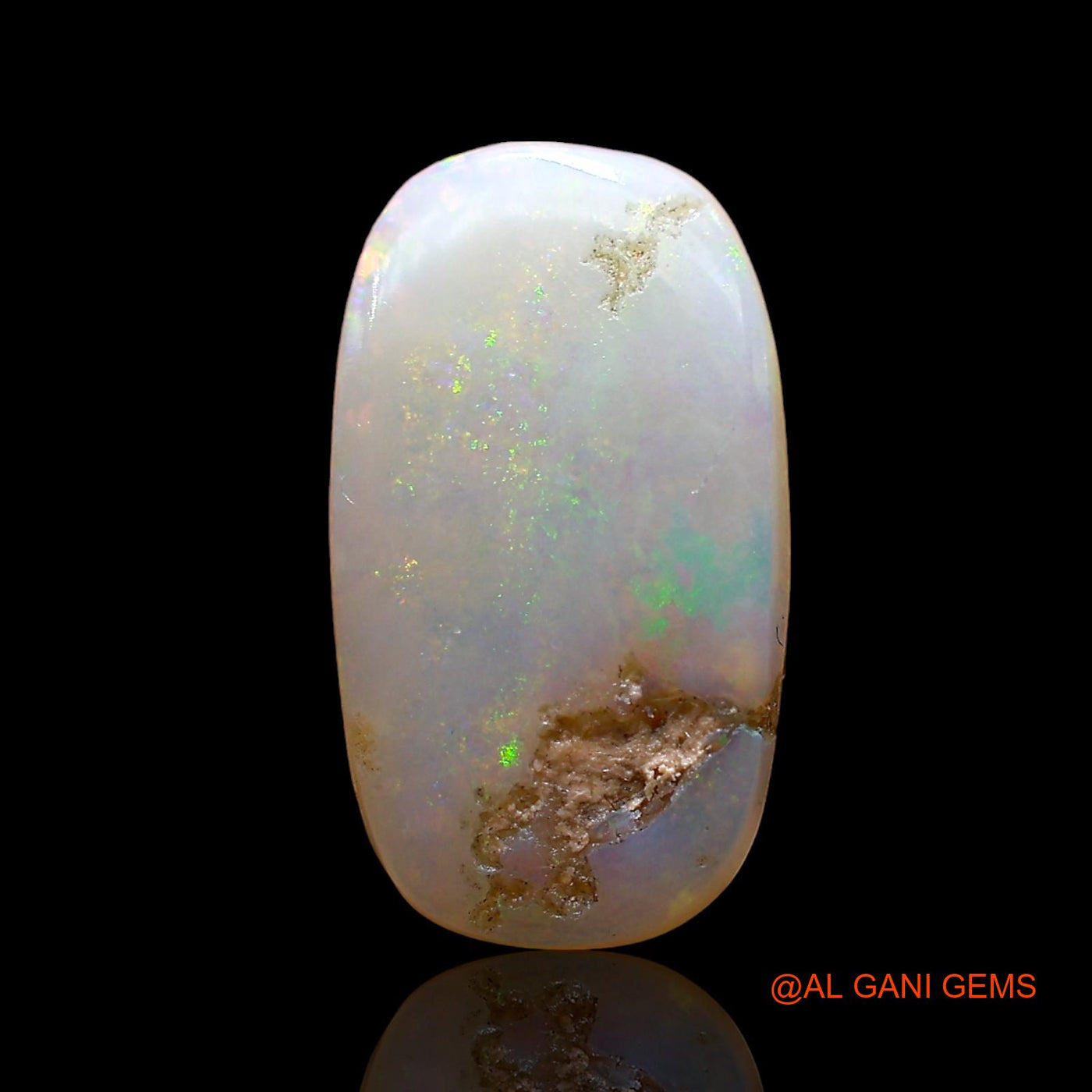 2.00 Cts Natural Australian Fire Opal Loose Gemstone Oval Cabochon 14x8x3 mm AD-315