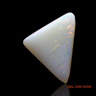 1.00 Cts Natural Australian Fire Opal Loose Gemstone Trillion Cabochon 14x10x2 mm AD-316