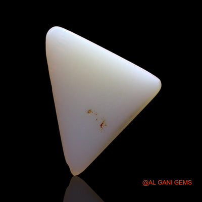 1.00 Cts Natural Australian Fire Opal Loose Gemstone Trillion Cabochon 14x10x2 mm AD-316