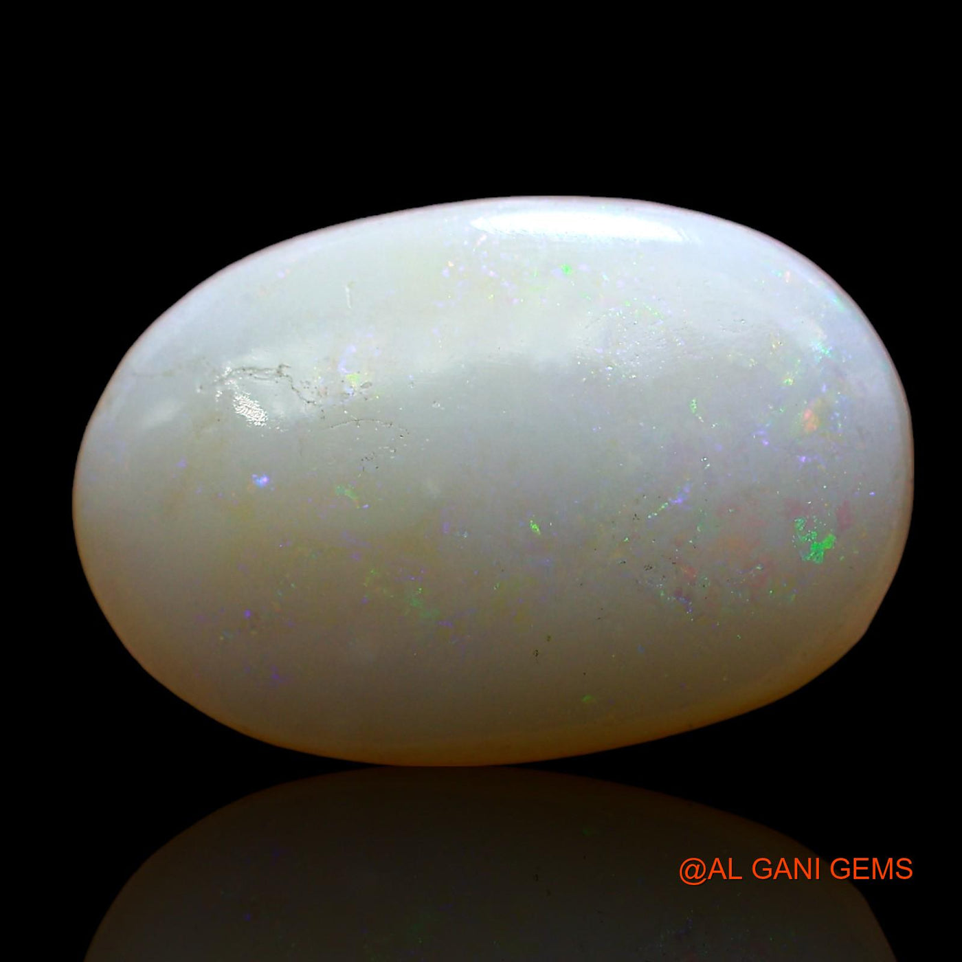 3.00 Cts Natural Australian Fire Opal Oval Cabochon Loose Gemstone For Jewelry 14x9x4 mm AD-317