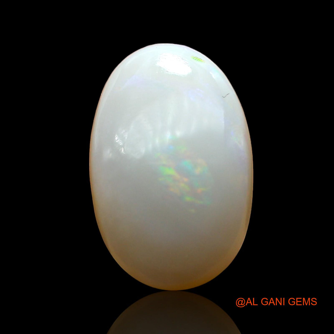 3.00 Cts Natural Australian Fire Opal Loose Gemstone Oval Cabochon 14x9x4 mm AD-318
