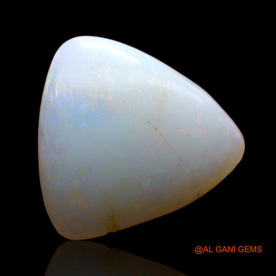 3.00 Cts Natural Australian Fire Opal Trillion Cabochon Loose Gemstone For Jewelry 11x11x3 mm AD-319
