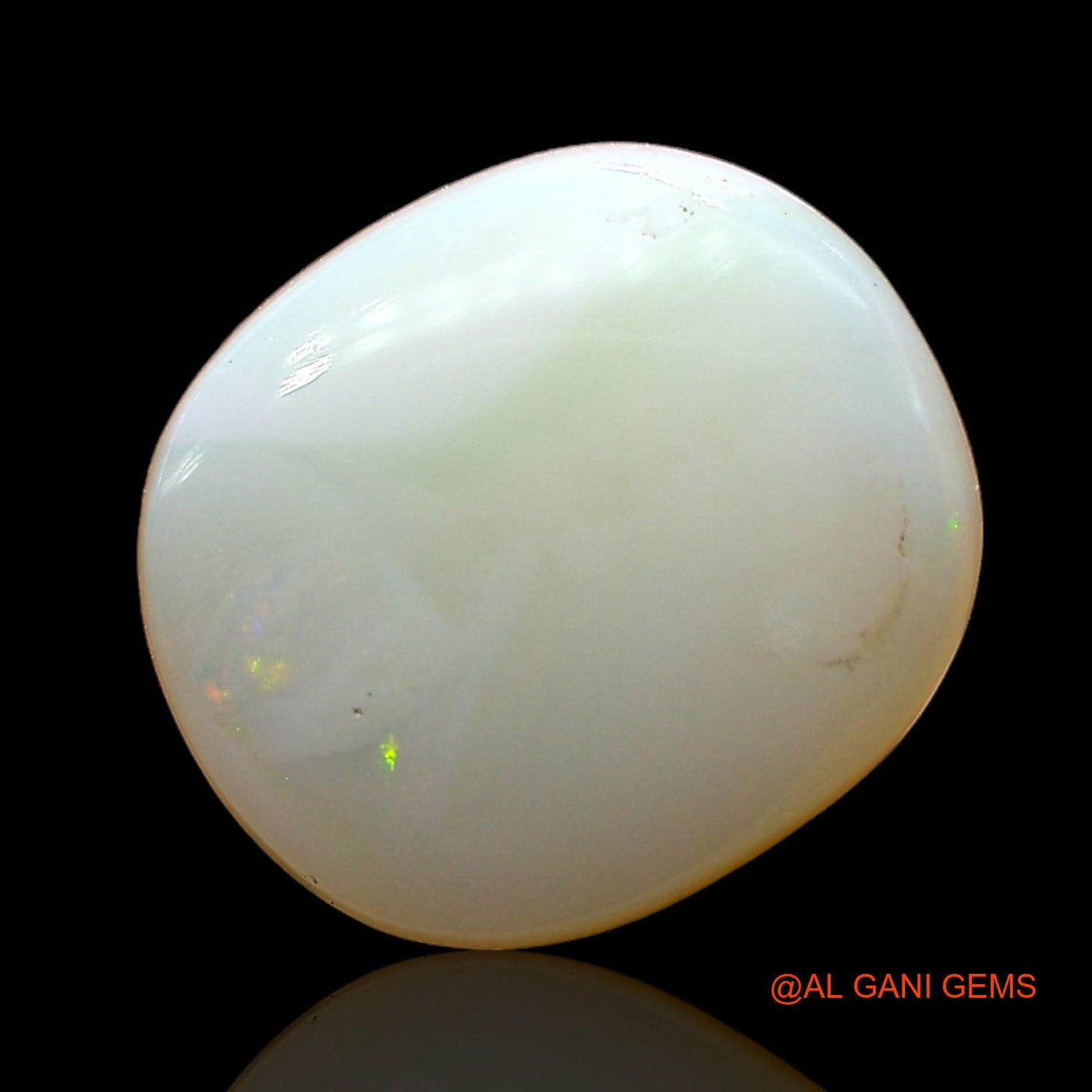 3.00 Cts Unheated Australian Fire Opal Loose Gemstone Fancy Cabochon Natural 12x11x3 mm AD-320