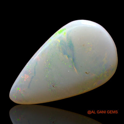 Natural Fire Opal Gemstone 1.00 Cts Loose Pear Cabochon From Australia 14x9x1 mm AD-321