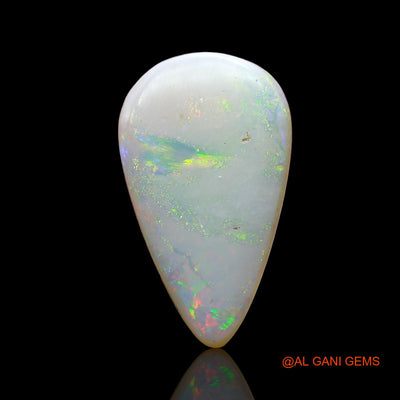 Natural Fire Opal Gemstone 1.00 Cts Loose Pear Cabochon From Australia 14x9x1 mm AD-321