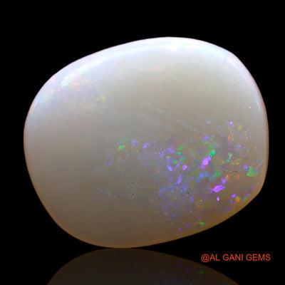 Natural Fire Opal Gemstone 2.00 Cts Loose Oval Cabochon From Australia 13x11x2 mm AD-322