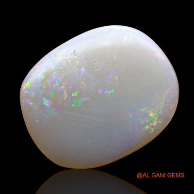 Natural Fire Opal Gemstone 2.00 Cts Loose Oval Cabochon From Australia 13x11x2 mm AD-322
