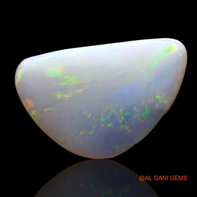 Natural Untreated Fire Opal Loose Gemstone Fancy Cabochon From Australia 2.00 Cts 13x9x2 mm AD-323