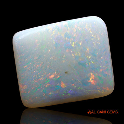 2.00 Cts Natural Australian Fire Opal Square Cabochon Loose Gemstone For Jewelry 11x9x2 mm AD-325
