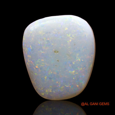 Natural Fire Opal Gemstone 3.00 Cts Loose Fancy Cabochon From Australia 12x10x3 mm AD-326
