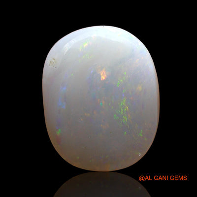 2.00 Cts Unheated Australian Fire Opal Loose Gemstone Oval Cabochon Natural 12x10x3 mm AD-327