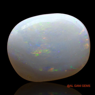 2.00 Cts Unheated Australian Fire Opal Loose Gemstone Oval Cabochon Natural 12x10x3 mm AD-327