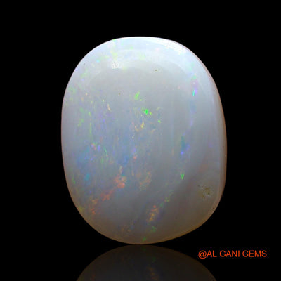 2.00 Cts Unheated Australian Fire Opal Loose Gemstone Oval Cabochon Natural 12x10x3 mm AD-327