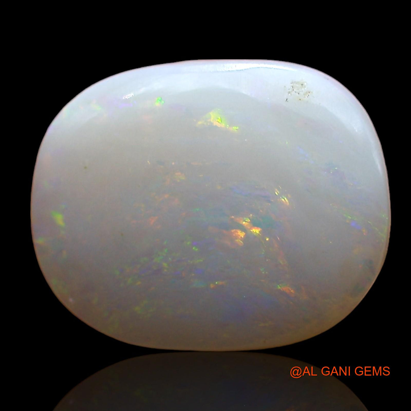 2.00 Cts Unheated Australian Fire Opal Loose Gemstone Oval Cabochon Natural 12x10x3 mm AD-327