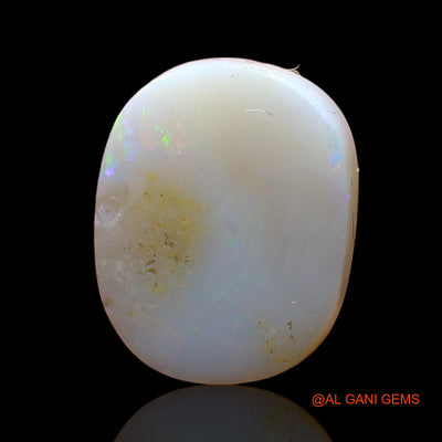 2.00 Cts Unheated Australian Fire Opal Loose Gemstone Oval Cabochon Natural 12x10x3 mm AD-327