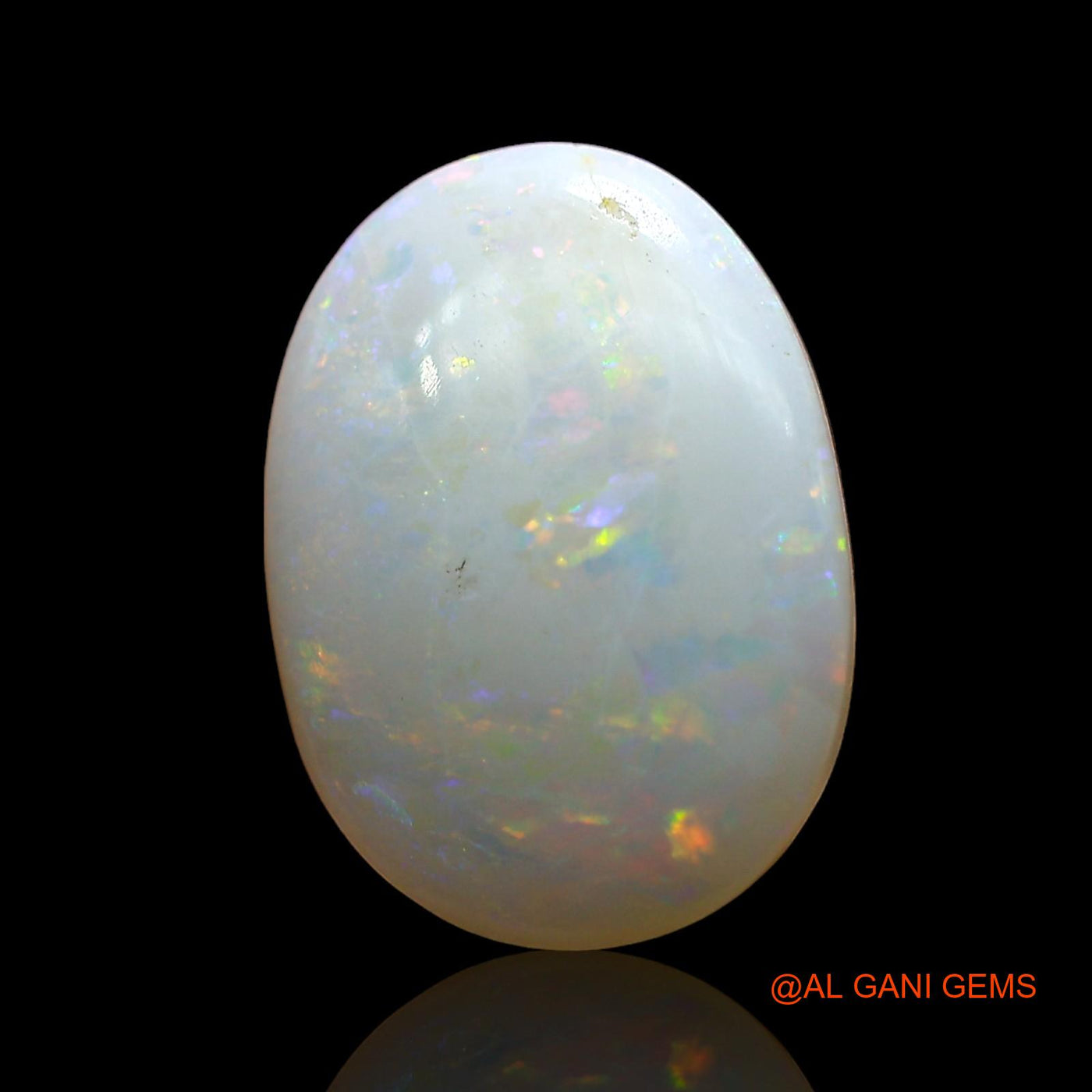 3.00 Cts Natural Australian Fire Opal Loose Gemstone Oval Cabochon 13x9x3 mm AD-328