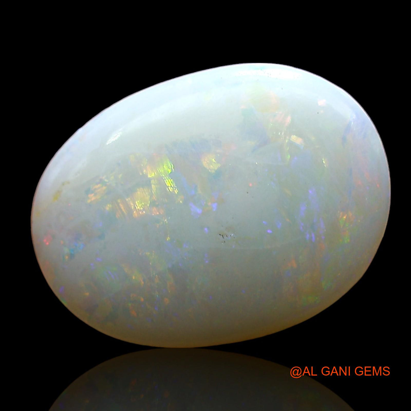 3.00 Cts Natural Australian Fire Opal Loose Gemstone Oval Cabochon 13x9x3 mm AD-328