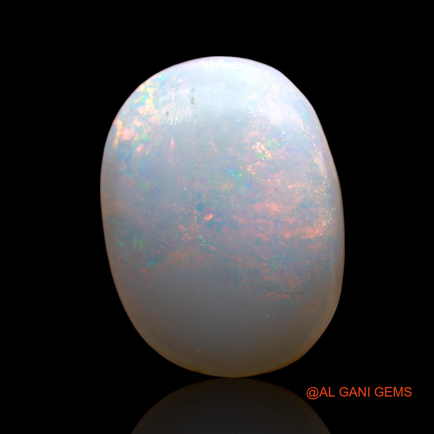 Natural Untreated Fire Opal Loose Gemstone Oval Cabochon From Australia 3.00 Cts 13x9x4 mm AD-329
