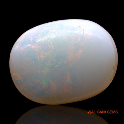 Natural Untreated Fire Opal Loose Gemstone Oval Cabochon From Australia 3.00 Cts 13x9x4 mm AD-329