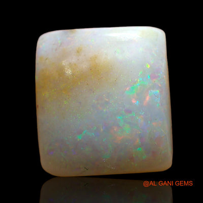 4.00 Cts Natural Australian Fire Opal Square Cabochon Loose Gemstone For Jewelry 12x11x4 mm AD-32