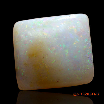 4.00 Cts Natural Australian Fire Opal Square Cabochon Loose Gemstone For Jewelry 12x11x4 mm AD-32
