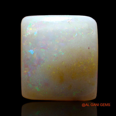 4.00 Cts Natural Australian Fire Opal Square Cabochon Loose Gemstone For Jewelry 12x11x4 mm AD-32