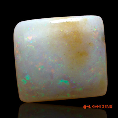 4.00 Cts Natural Australian Fire Opal Square Cabochon Loose Gemstone For Jewelry 12x11x4 mm AD-32