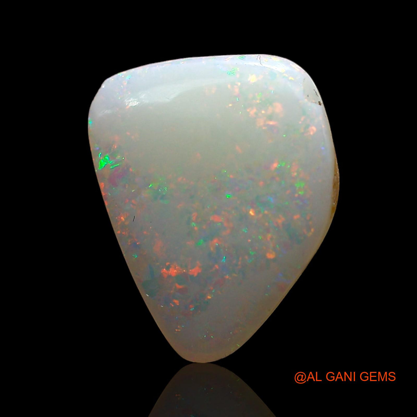 2.00 Cts Natural Australian Fire Opal Loose Gemstone Fancy Cabochon 12x9x3 mm AD-330