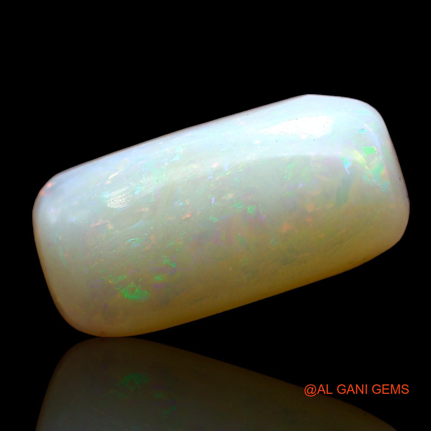 3.00 Cts Natural Australian Fire Opal Loose Gemstone Oval Cabochon 14x7x4 mm AD-331