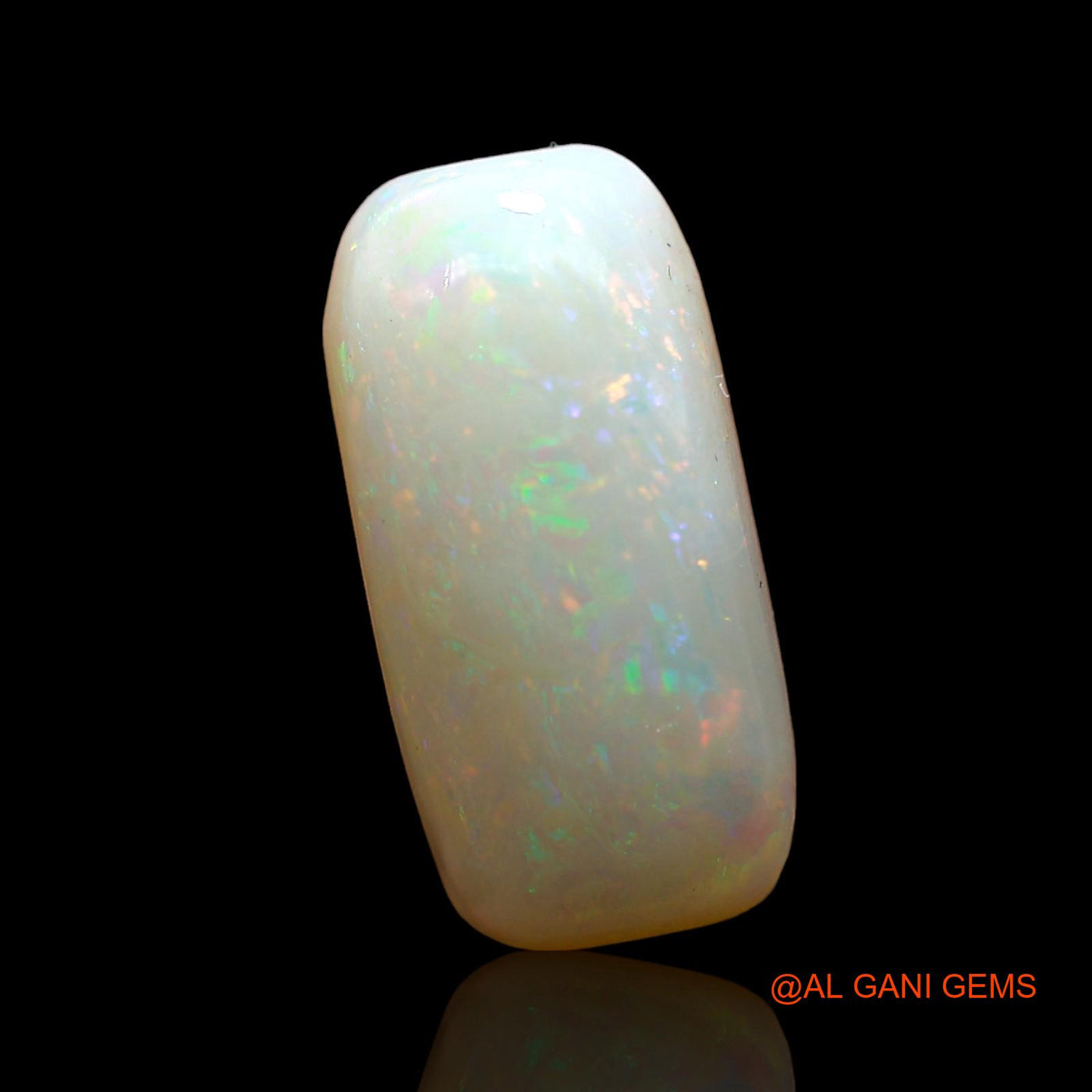 3.00 Cts Natural Australian Fire Opal Loose Gemstone Oval Cabochon 14x7x4 mm AD-331