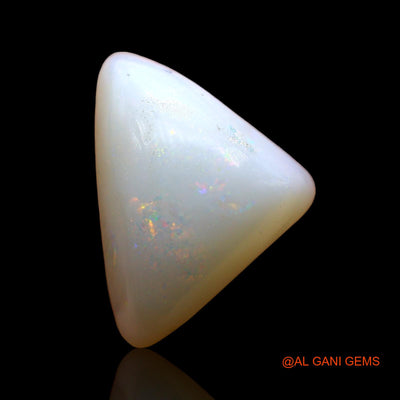 4.00 Cts Unheated Australian Fire Opal Loose Gemstone Trillion Cabochon Natural 13x10x5 mm AD-333