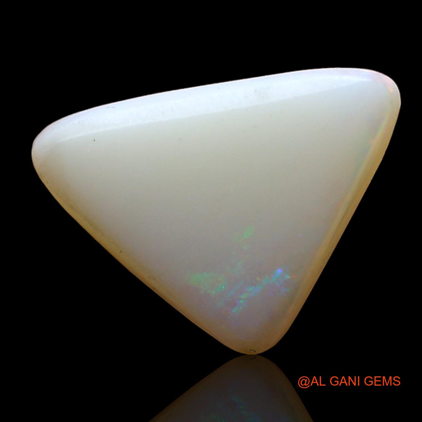 4.00 Cts Unheated Australian Fire Opal Loose Gemstone Trillion Cabochon Natural 13x10x5 mm AD-333