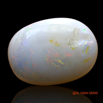 Natural Untreated Fire Opal Loose Gemstone Oval Cabochon From Australia 2.00 Cts 13x10x3 mm AD-334