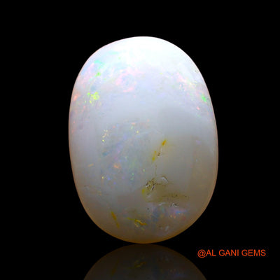 Natural Untreated Fire Opal Loose Gemstone Oval Cabochon From Australia 2.00 Cts 13x10x3 mm AD-334