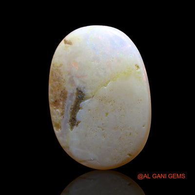 Natural Untreated Fire Opal Loose Gemstone Oval Cabochon From Australia 2.00 Cts 13x10x3 mm AD-334
